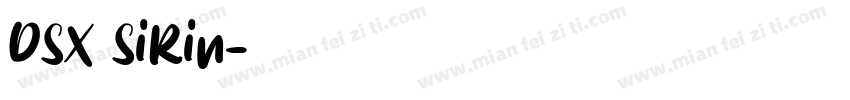 DSX SiRin字体转换